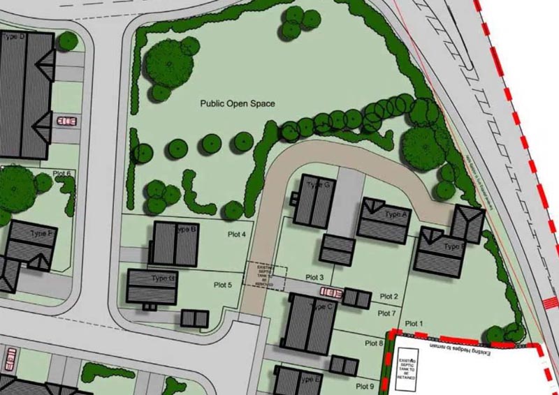 Map highlighting properties serviced by Land Agency Cheshire across the region