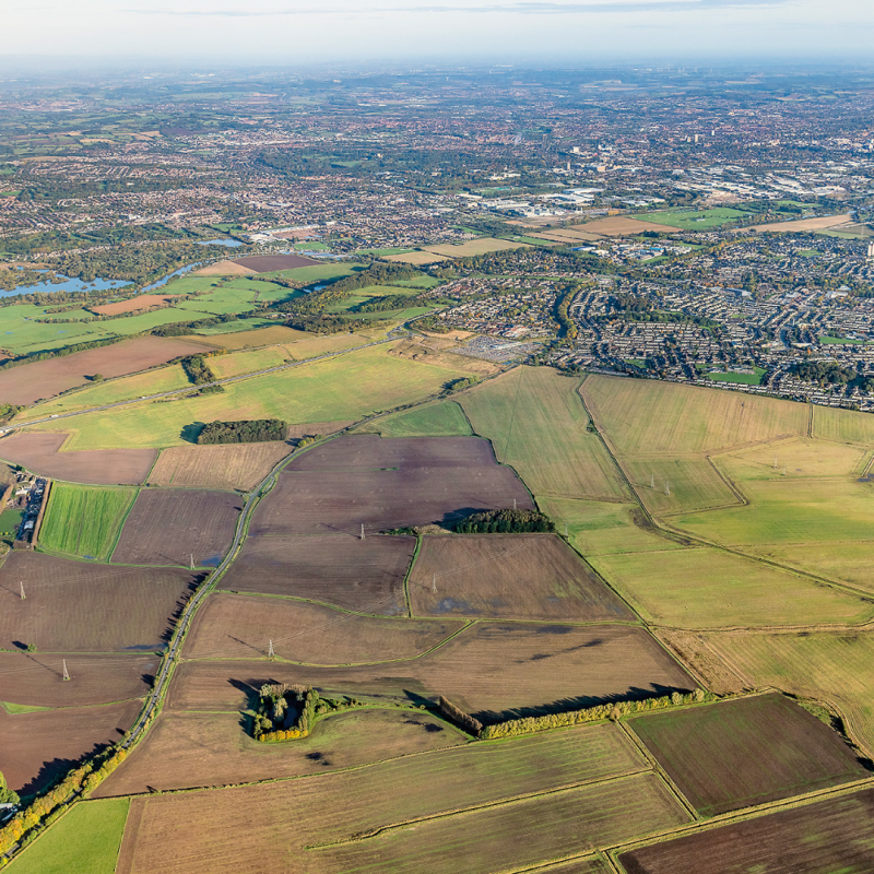 Stunning landscape view showcasing properties managed by our land agency in Cheshire