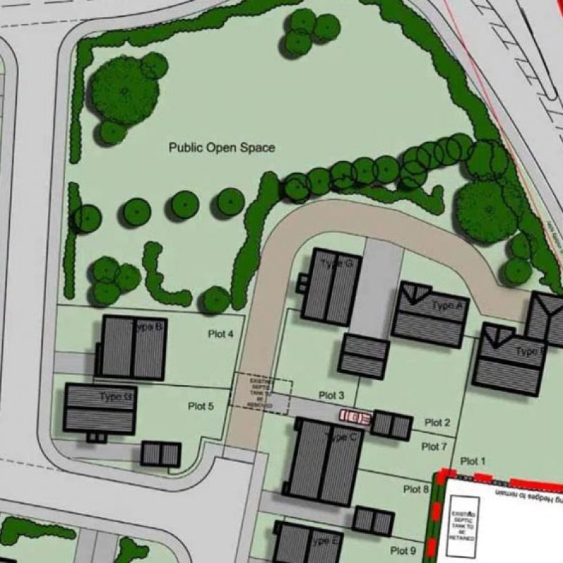 Map highlighting properties serviced by Land Agency Cheshire across the region